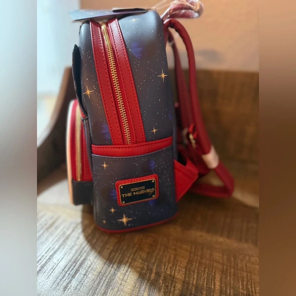 NWT Loungefly Marvel The Marvels Characters Mini Backpack - Picture 10 of 12